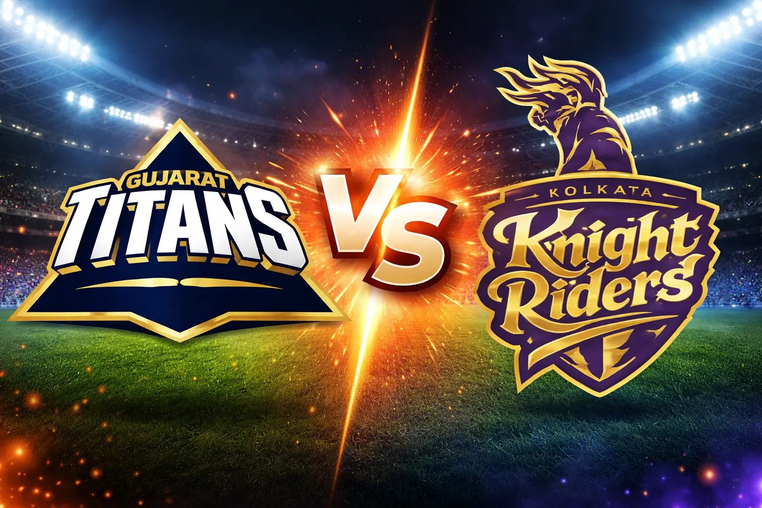 Gujarat Titans Vs Kolkata Knight Riders Timeline