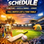 IPL Schedule 2026