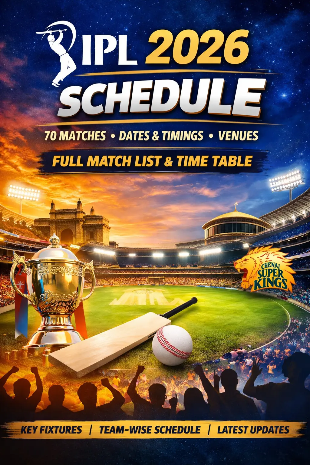 IPL Schedule 2026