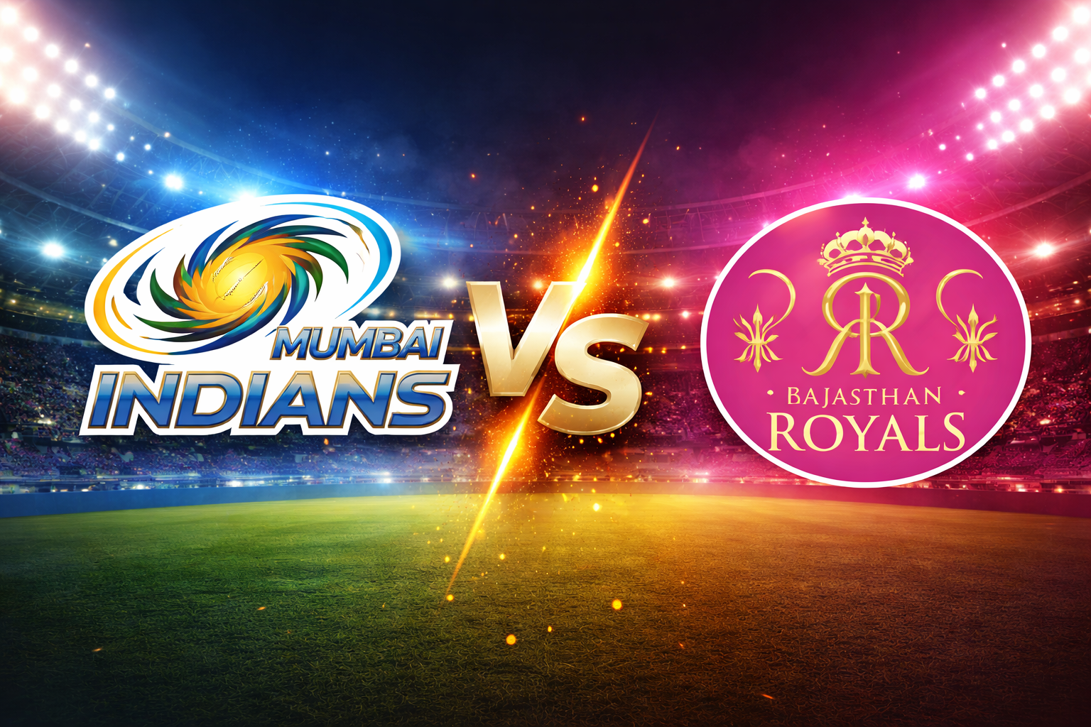 Mumbai Indians Vs Rajasthan Royals Timeline
