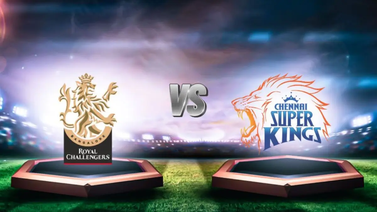 royal challengers bangalore vs chennai super kings timeline