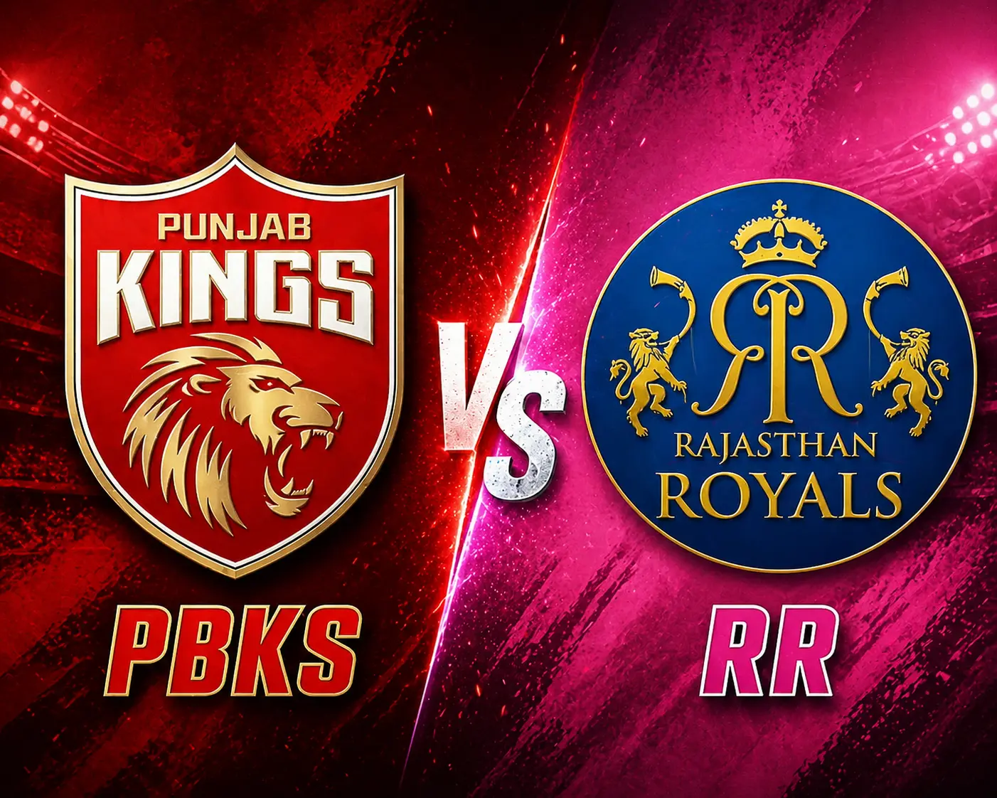 Punjab Kings vs Rajasthan Royals Timeline