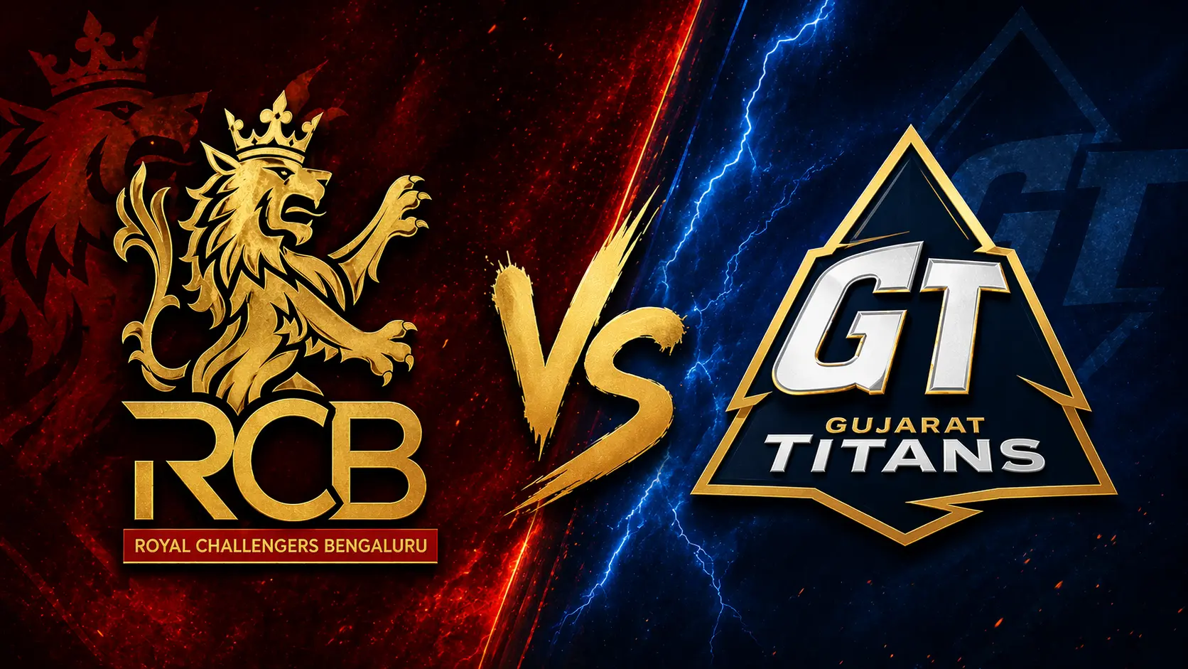 Royal challengers Bengaluru vs Gujarat Titans Timeline