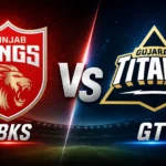 Punjab Kings vs Gujarat Titans timeline