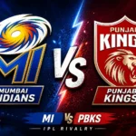 Mumbai Indians vs Punjab Kings timeline