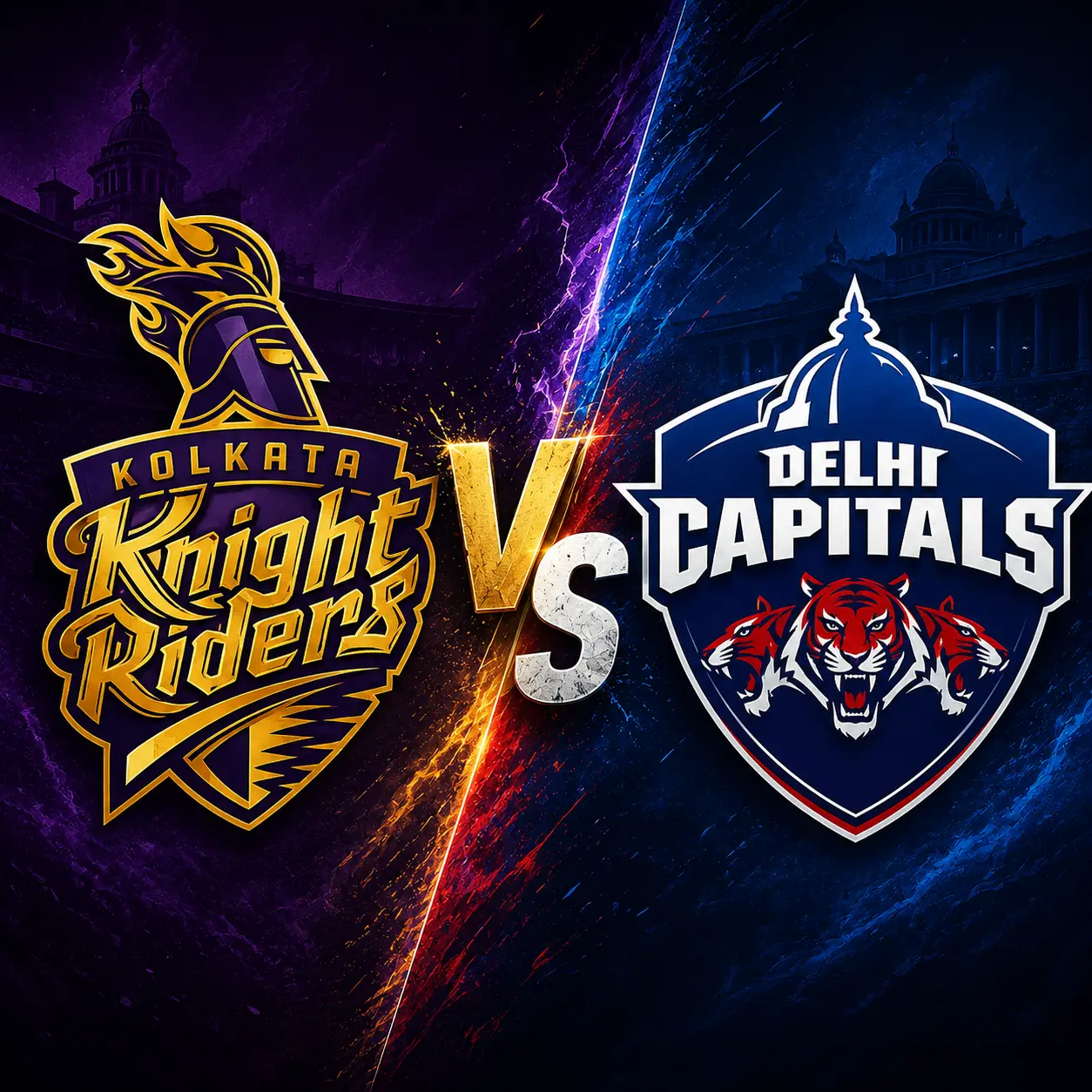 Kolkata Knight Riders vs Delhi Capitals Timeline