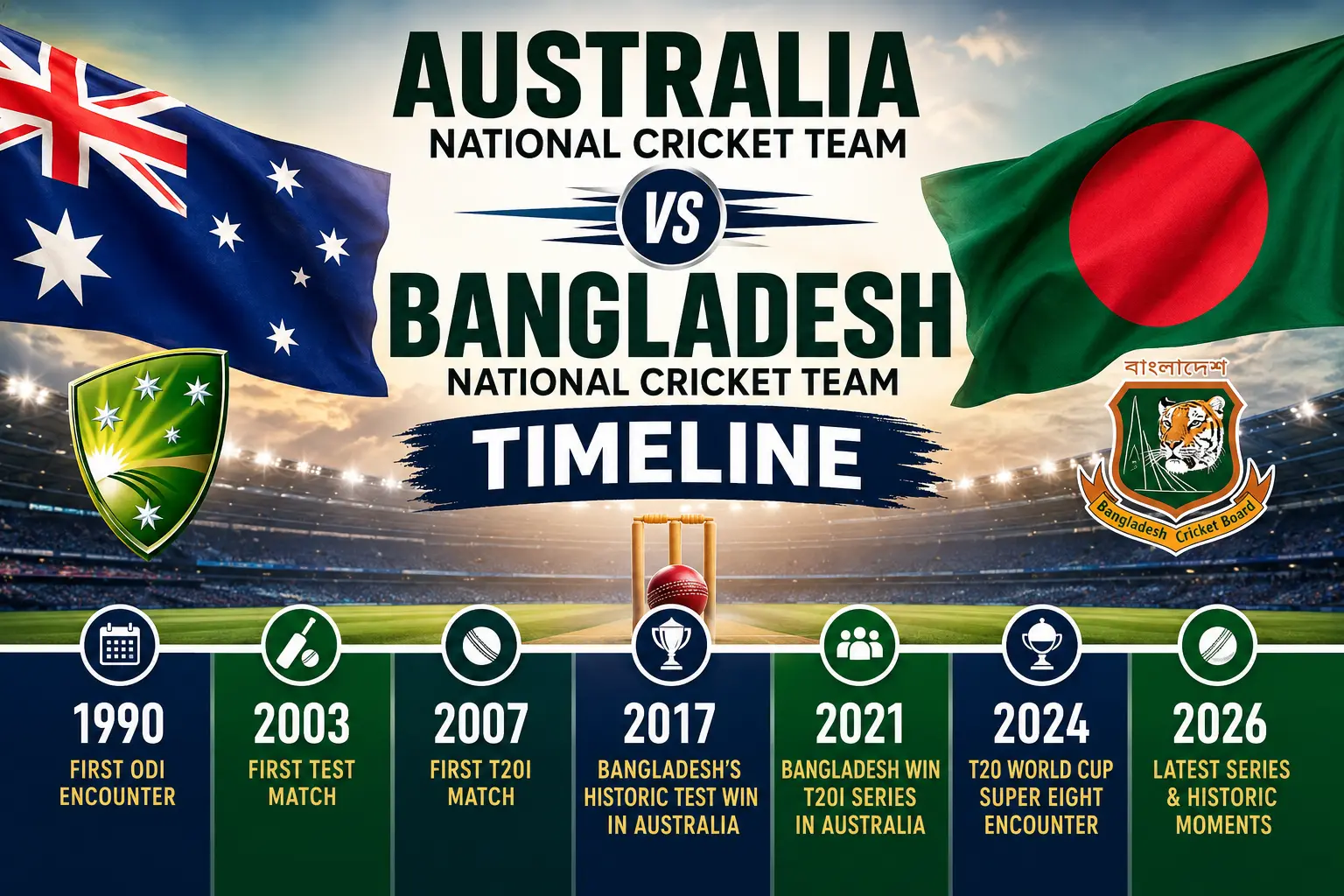 Australia National Cricket Team vs Bangladesh National Cricket Team